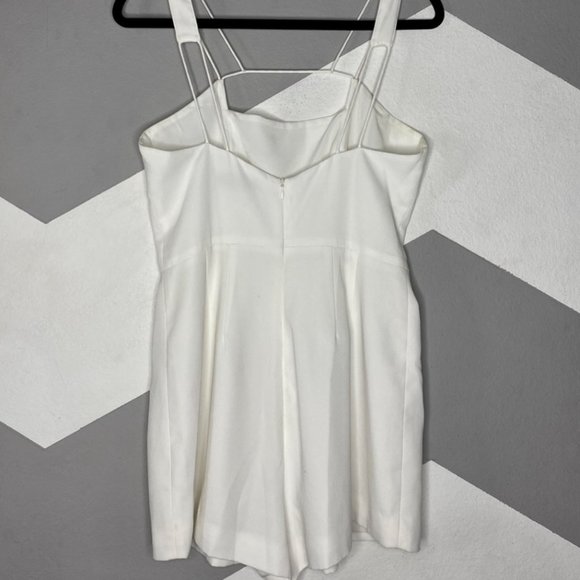 Pants - CUTE strappy white romper